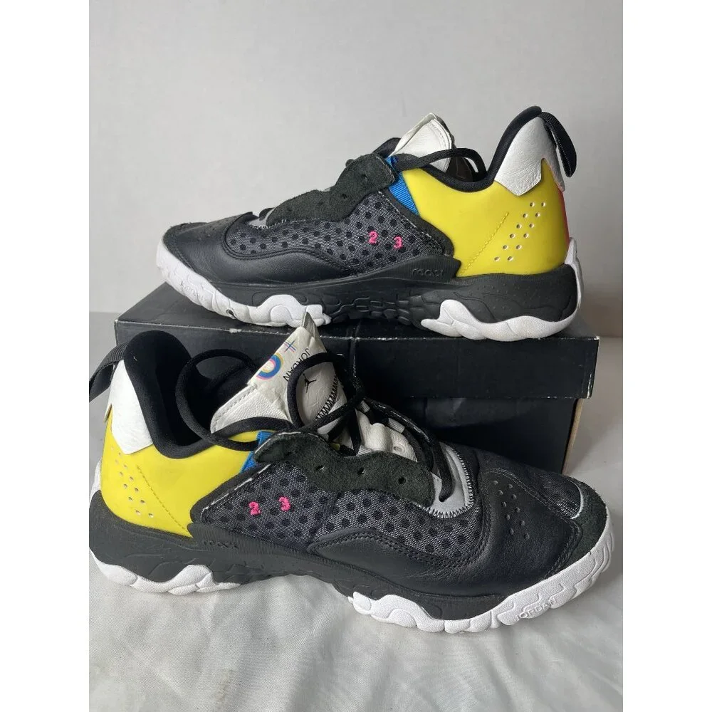Nike Men’s Air Jordan DELTA 2 SP Size 9.5 Black White-Blue Hero Shoes DJ0381-001